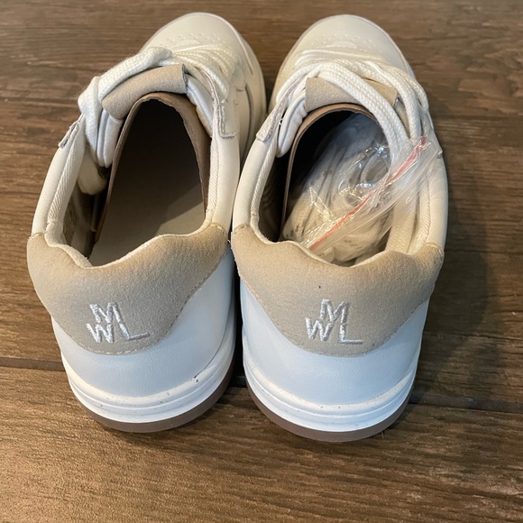 Madewell Court Sneakers in White Leather sz 8.5 MC696 - Picture 5 of 5